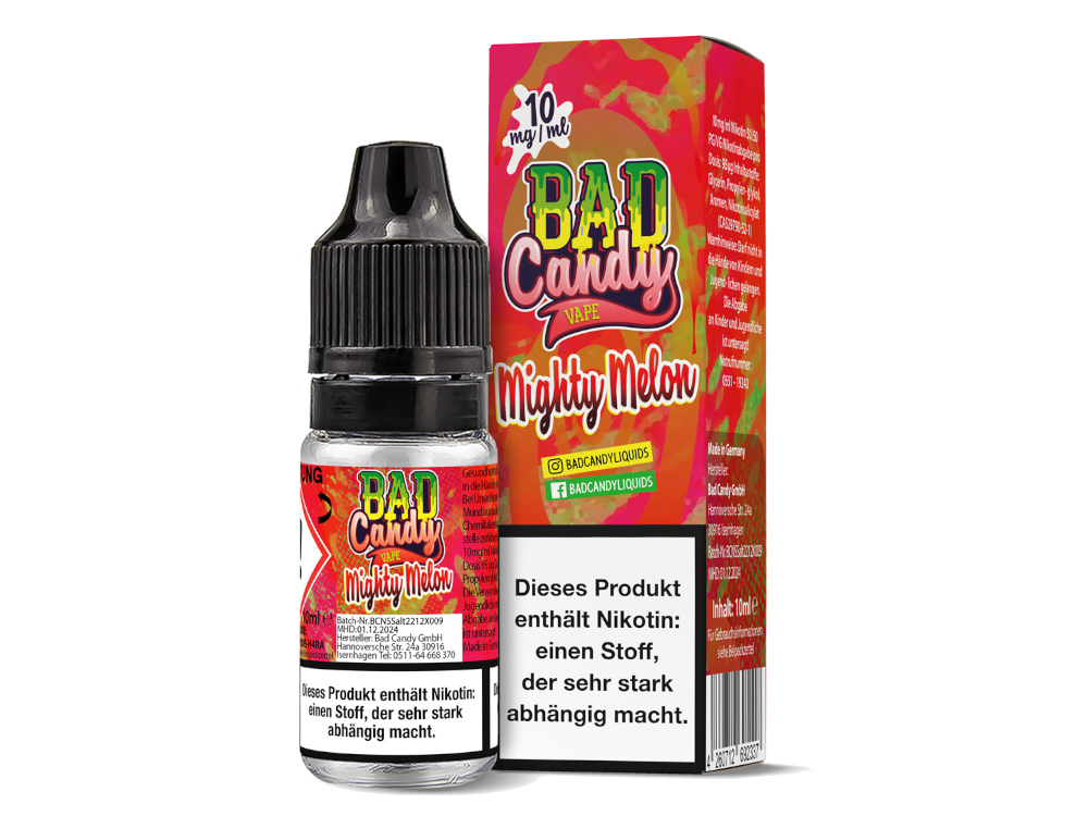 Bad Candy Liquids - Mighty Melon - Nikotinsalz Liquid 10 mg/ml