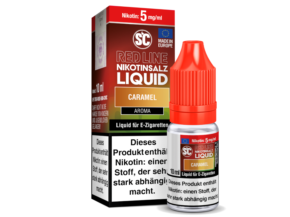 SC - Red Line - Caramel - Nikotinsalz Liquid 5 mg/ml