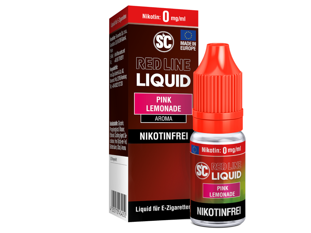 SC - Red Line - Pink Lemonade - Nikotinsalz Liquid 0 mg/ml