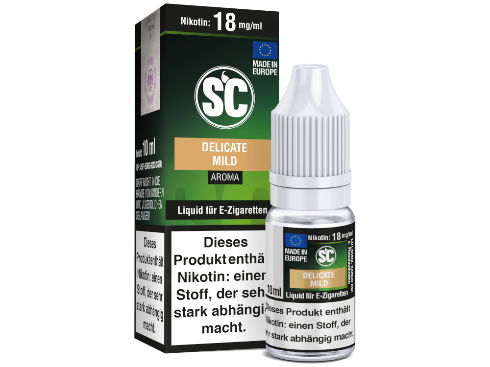 Delicate Mild Tabak E-Zigaretten Liquid