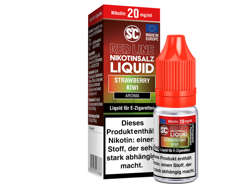 SC - Red Line - Strawberry Kiwi - Nikotinsalz Liquid 20 mg/ml