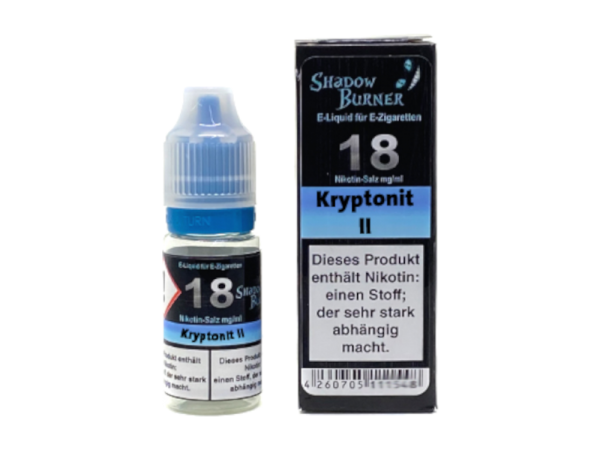 Shadow Burner - Kryptonite 2 - Nikotinsalz Liquid 18 mg/ml
