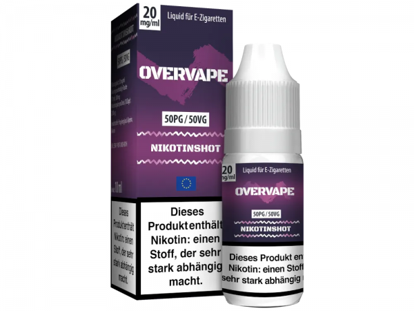 Overvape 10ml 50/50 Nikotin Shot