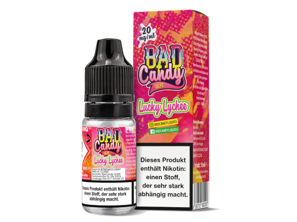 Bad Candy Liquids - Lucky Lychee - Nikotinsalz Liquid