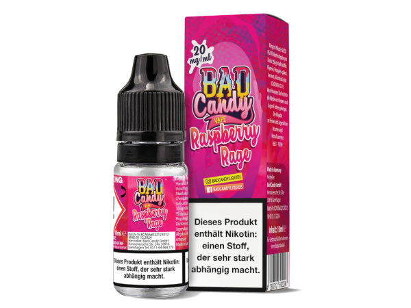 Bad Candy Liquids - Raspberry Rage - Nikotinsalz Liquid