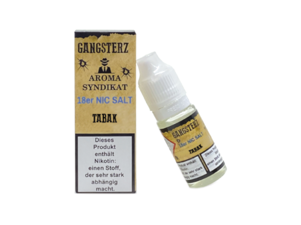 Gangsterz - Tabak - Nikotinsalz Liquid 18 mg/ml